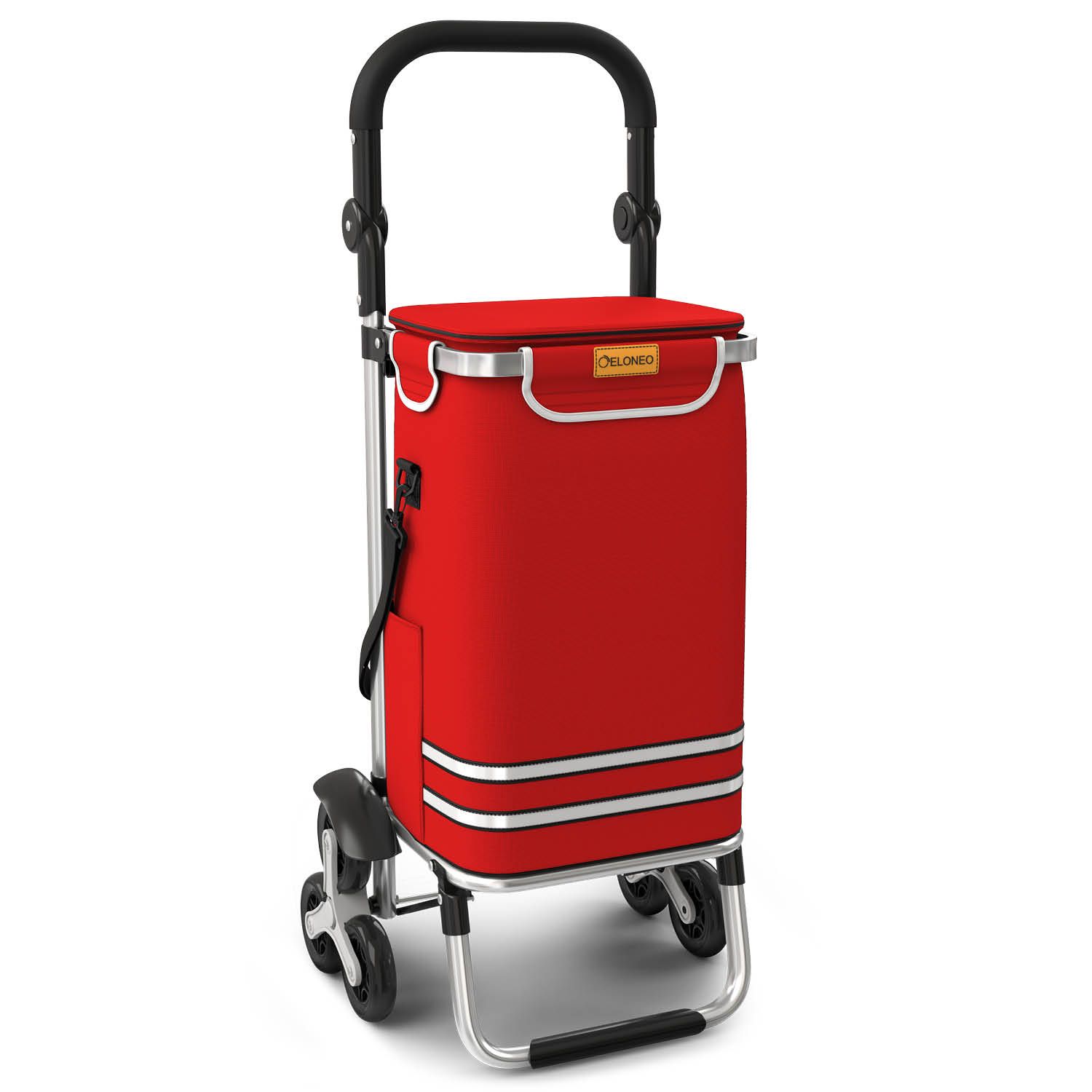 Eloneo Einkaufstrolley Treppensteiger mit Kühlfach 1 St