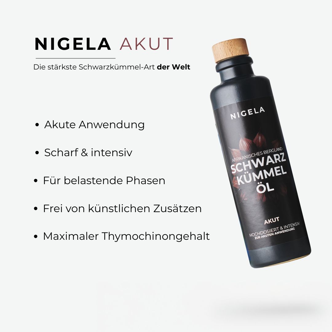 Nigela AKUT Schwarzkümmelöl ungefiltert