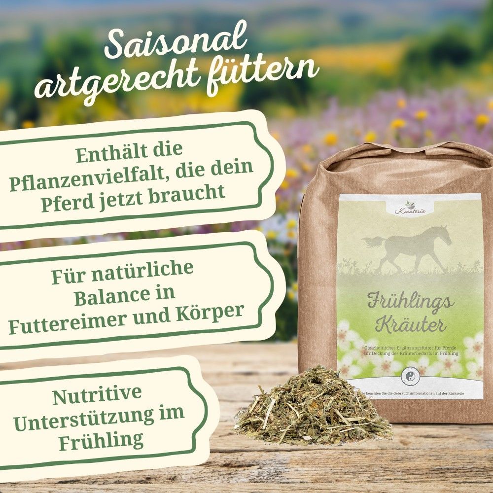 Krauterie Frühlings Kräuter für Pferde