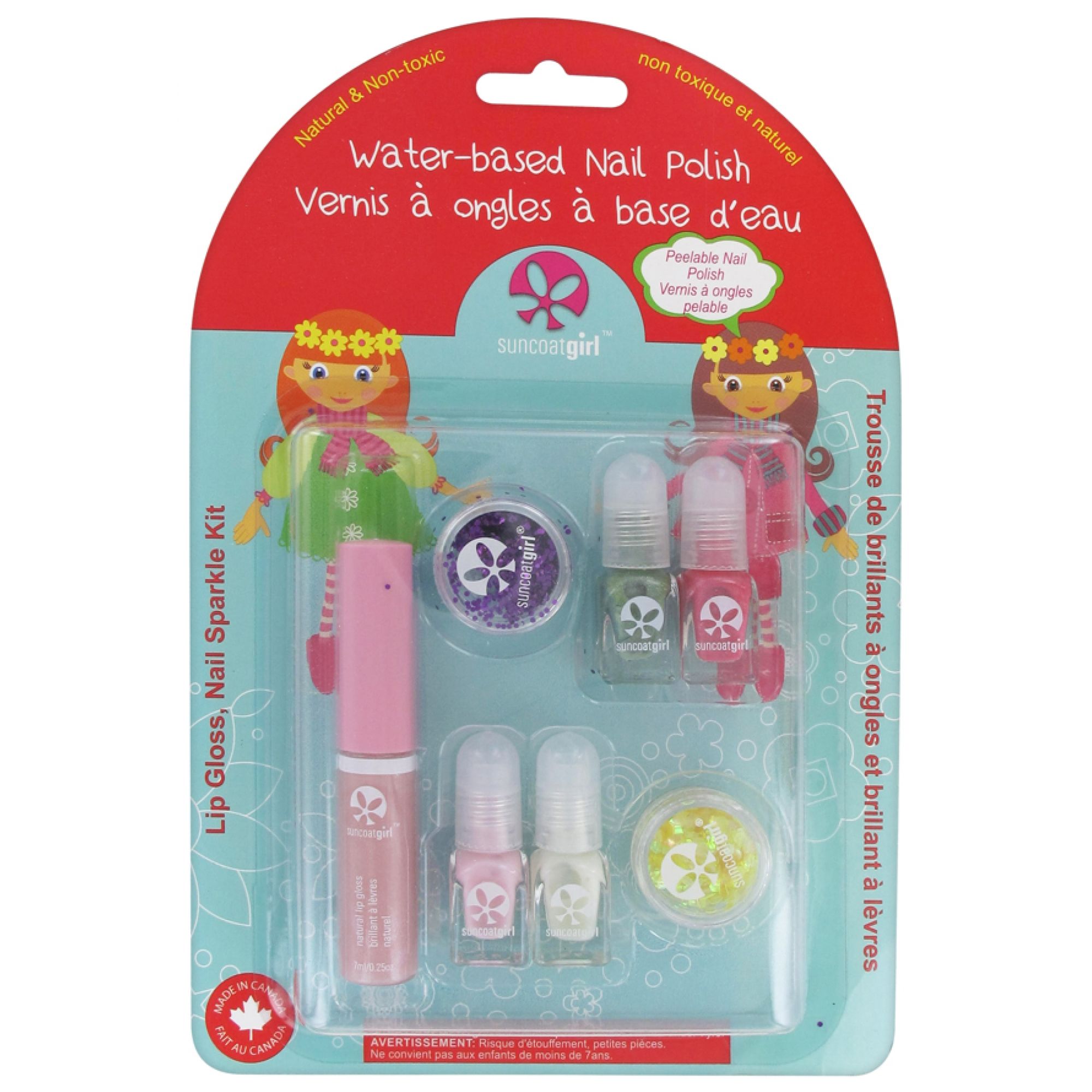 Suncoatgirl Nagel- und Lippenglanz-Set (Farbton : Holiday Magic) 15,2x2x22,7 cm