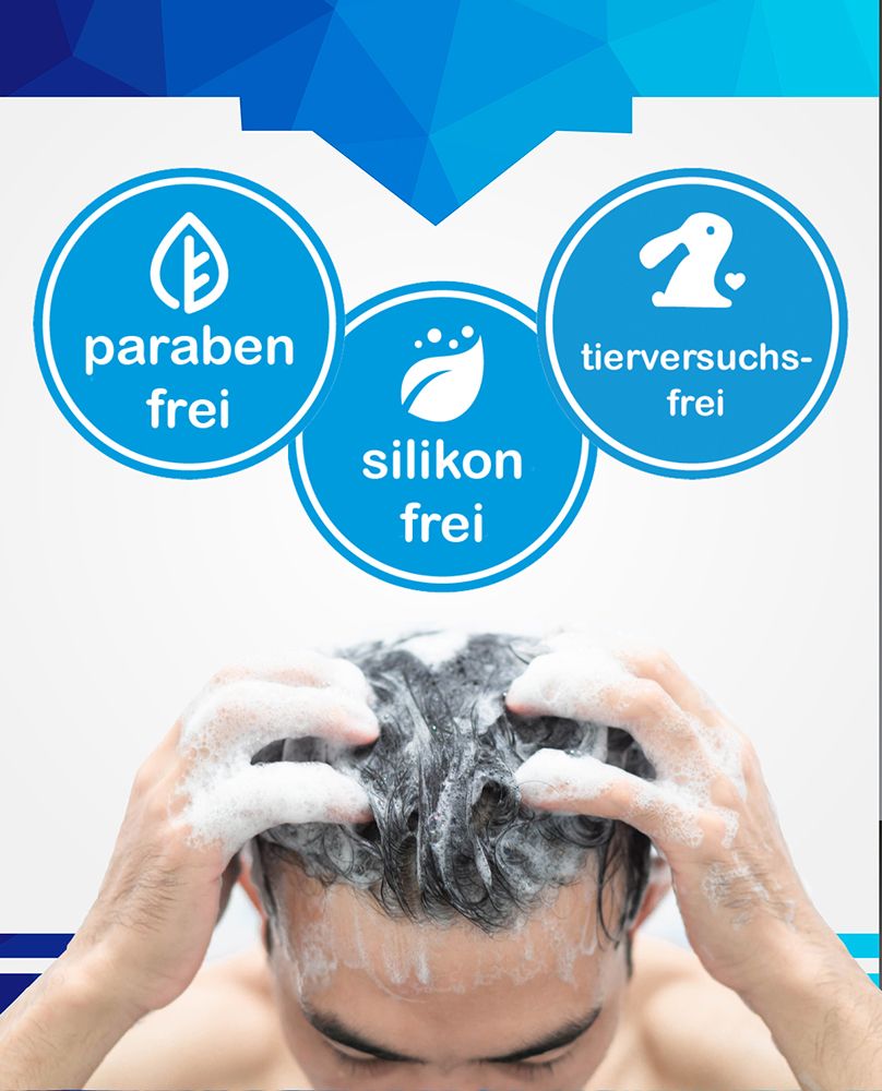 Style & Care Coffein Shampoo gegen Haarausfall, fettiges Haar und Schuppen