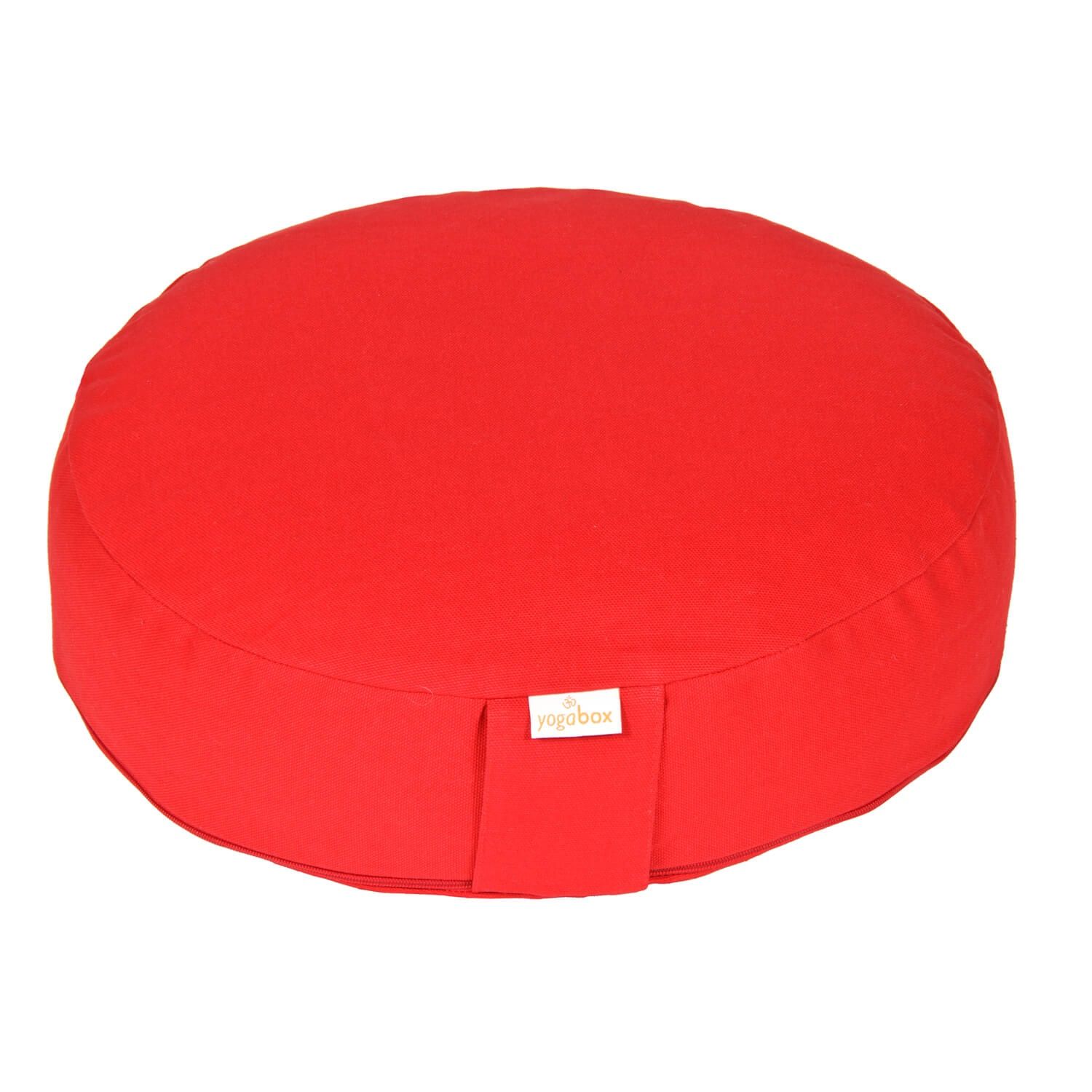 yogabox Meditationskissen Basic extra Flach - rot 35 x 8,0 cm 1 St