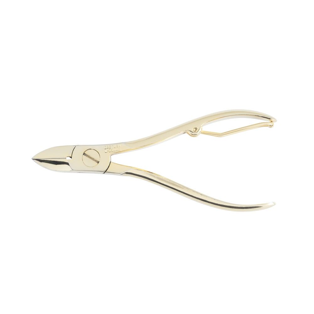 Dreiturm Solingen Nagelzange vergoldet 10 cm 1 St