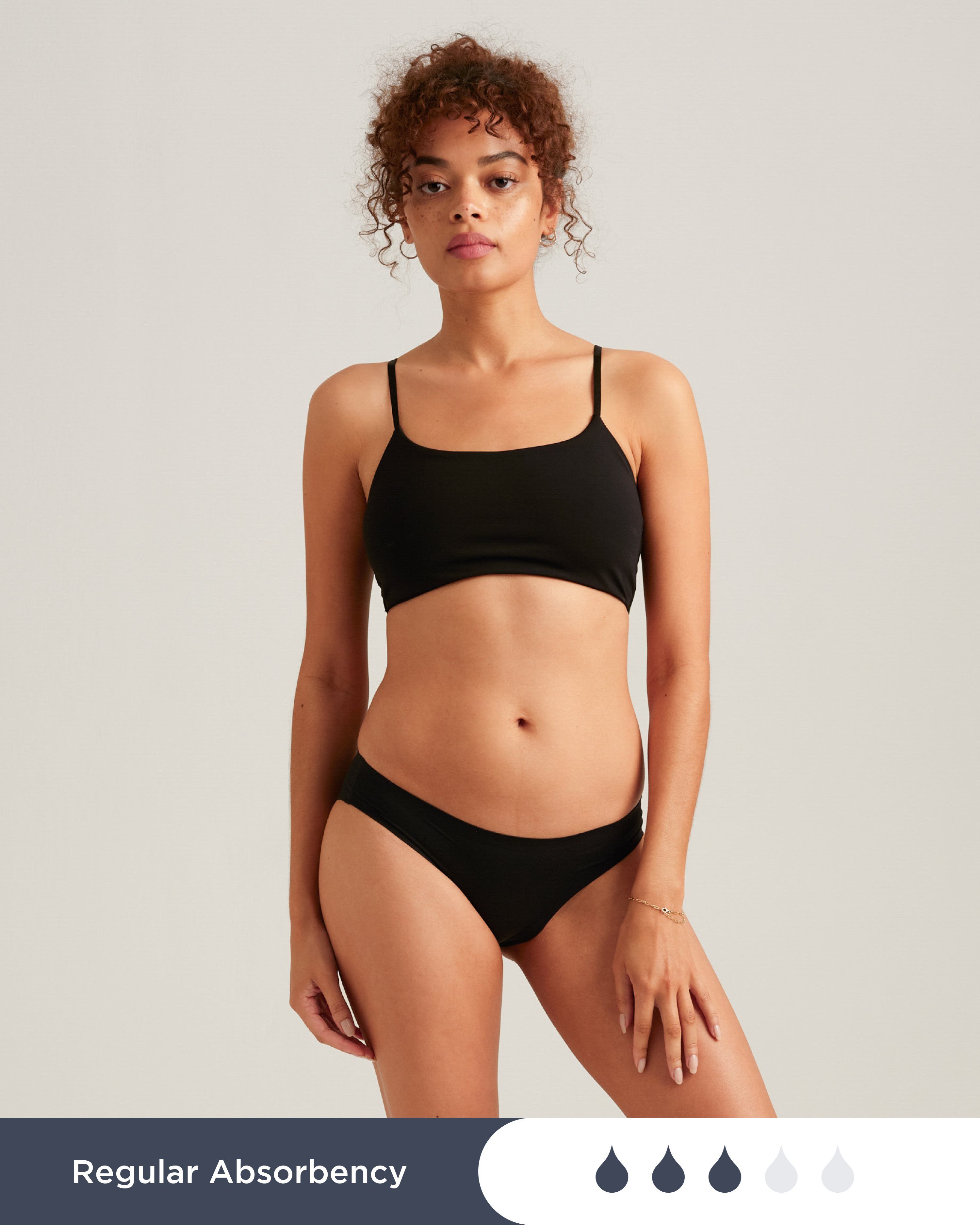 Saalt Seamless Bikini Damen Periodenunterwäsche