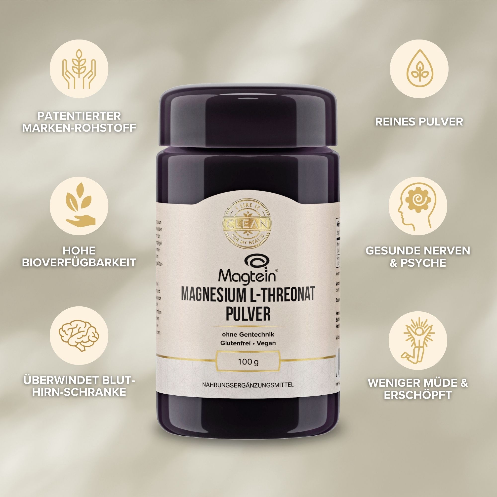 i-like-it-clean Magnesium L-Threonat Pulver