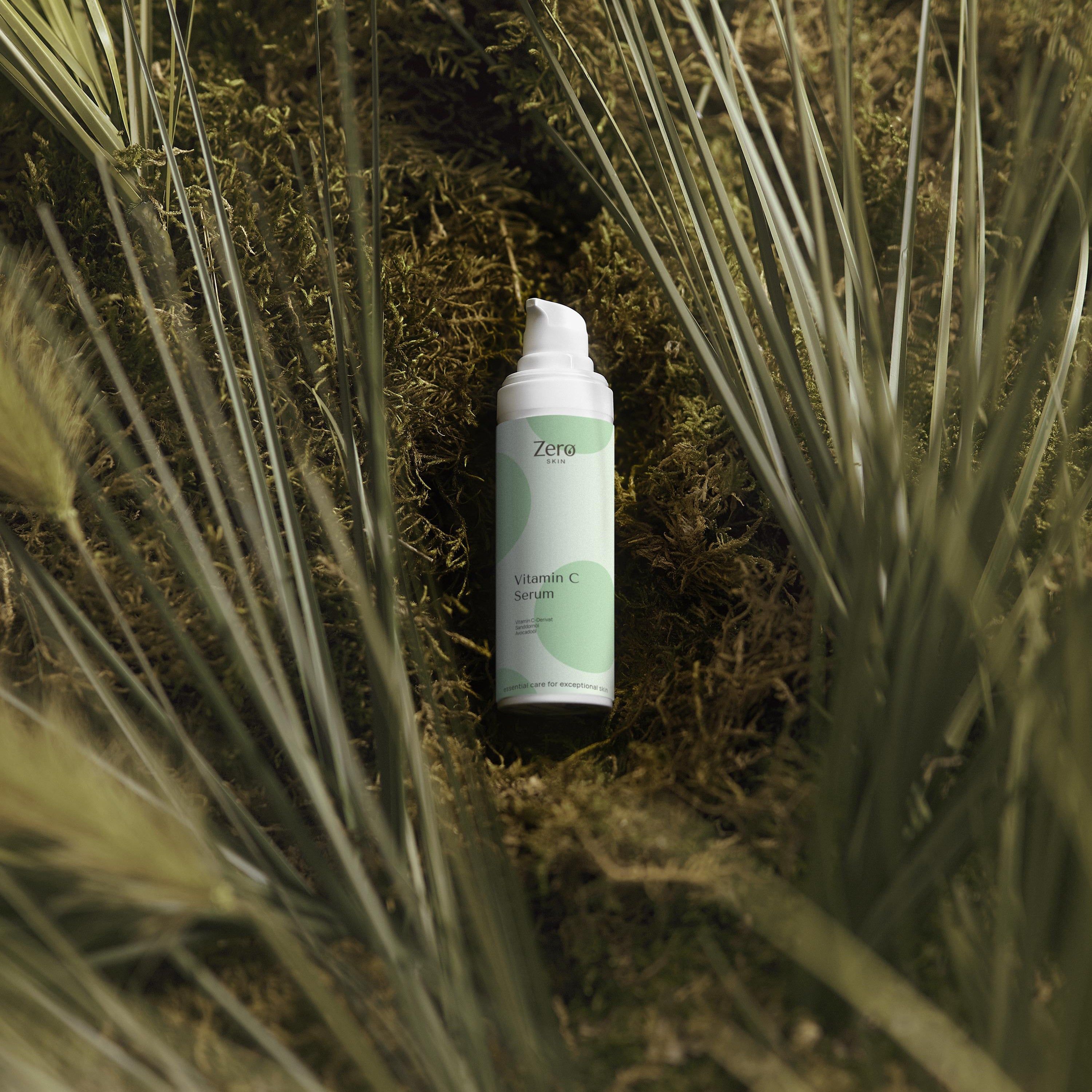 Zero Skin Vitamin C Serum, strahlkraftfördernd glättend für trockene und reife Haut