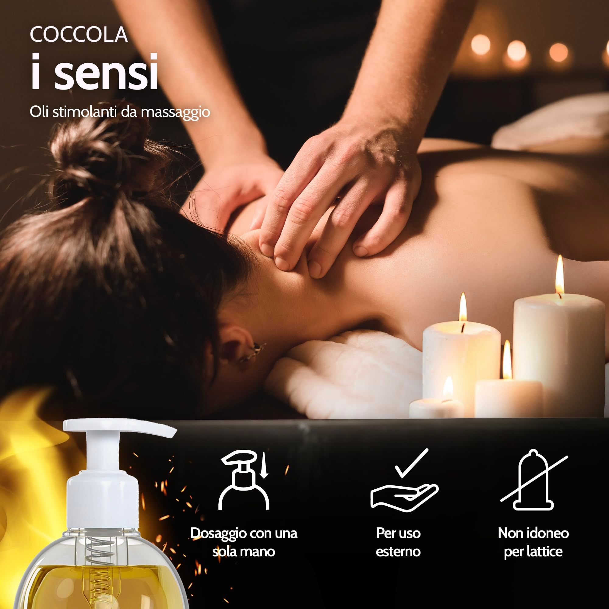 Vibratissimo Massageöl Hot Moments