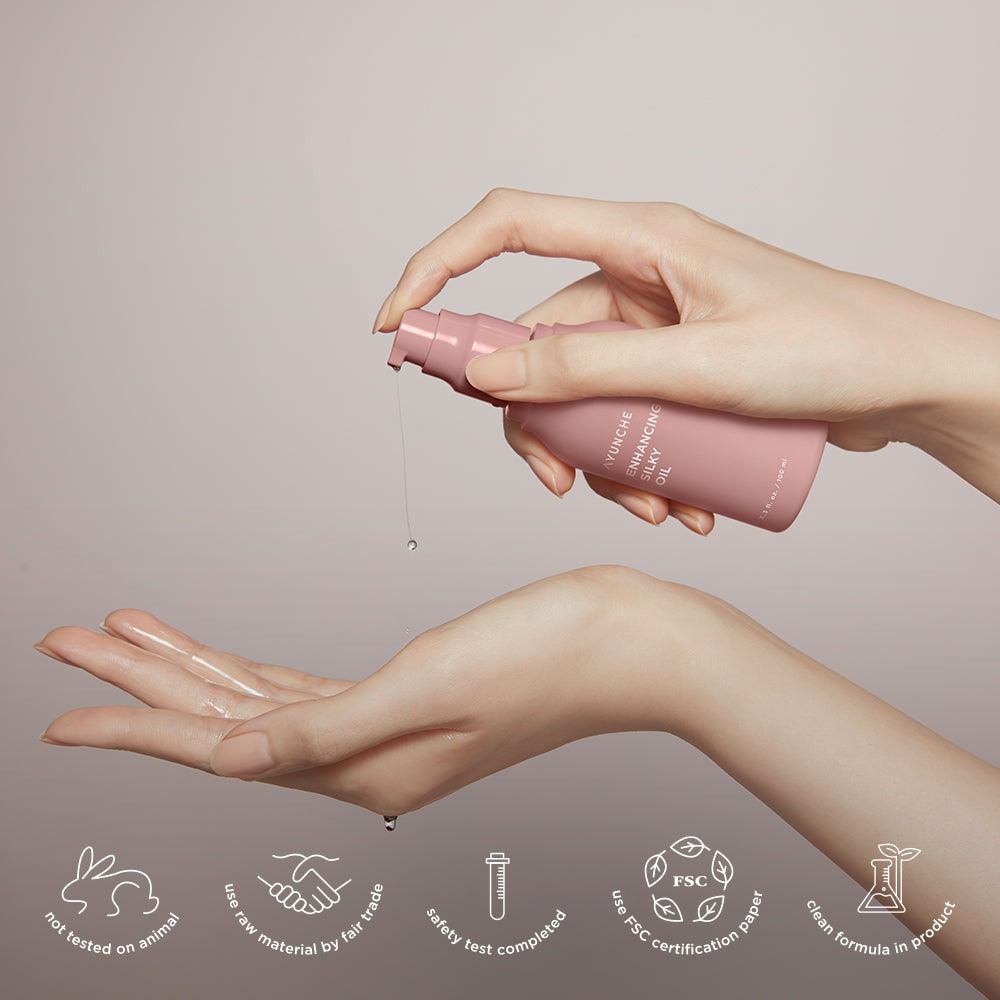 AYUNCHE Enhancing Silky Oil – Haaröl für Glanz, Anti-Frizz & Hitzeschutz