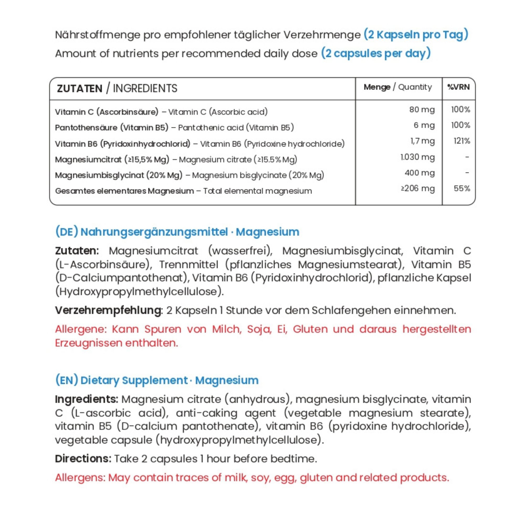 gudslip® Magnesium Ritual Komplex Kapseln