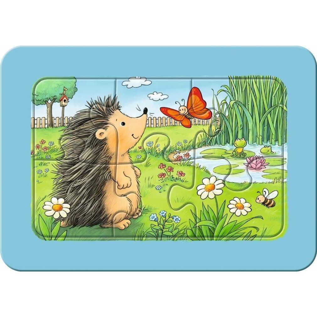 ravensburger Mein erstes Puzzle Tiere aus dem Garten 3x6 Teile