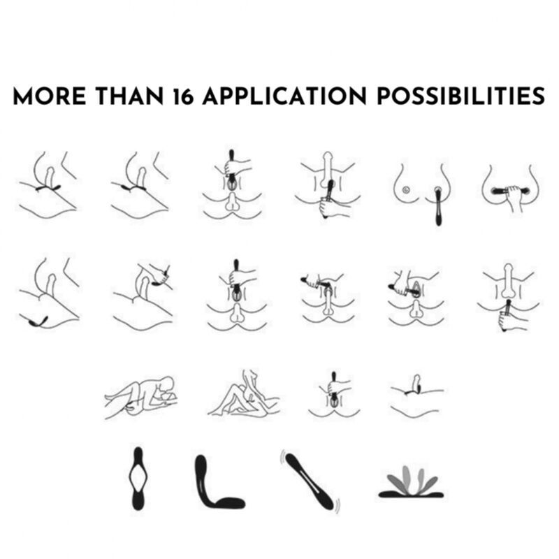 Illustrationen von Anwendungsmöglichkeiten. Mehr als 16 Möglichkeiten. Verschiedene Piktogramme.
