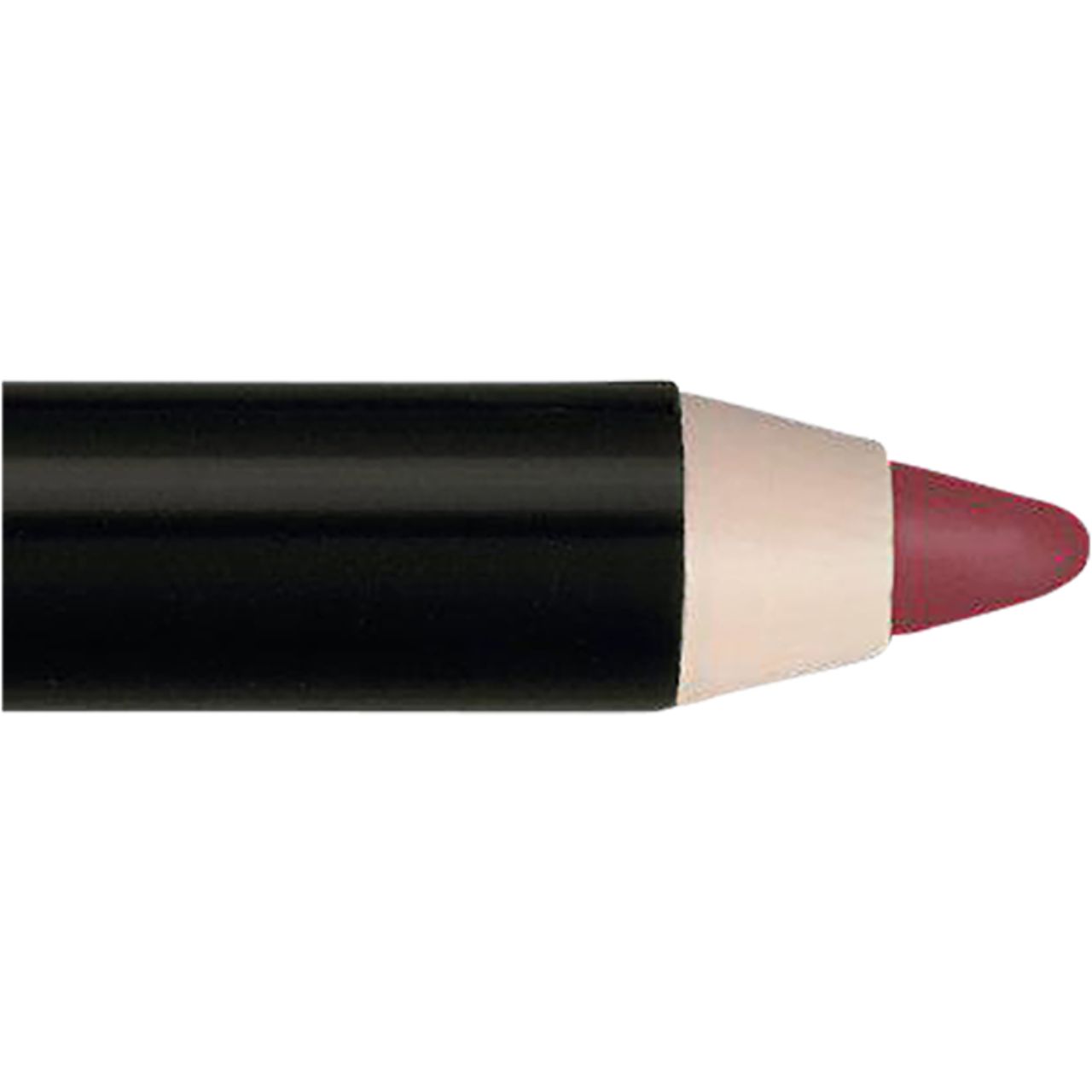 Detailansicht des IsaDora Perfect Lipliner. Schwarzer Stift mit rosafarbenem Stiftende. Produktname und Marke nicht sichtbar.