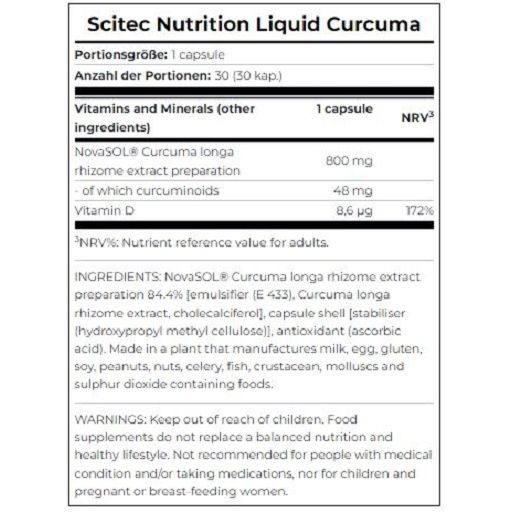 Scitec Liquid Curcuma