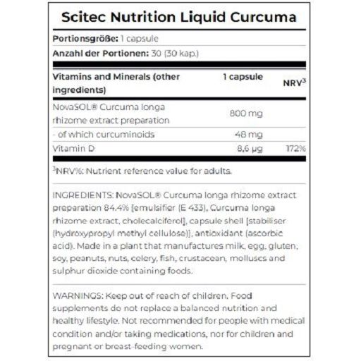 Scitec Liquid Curcuma 100 g