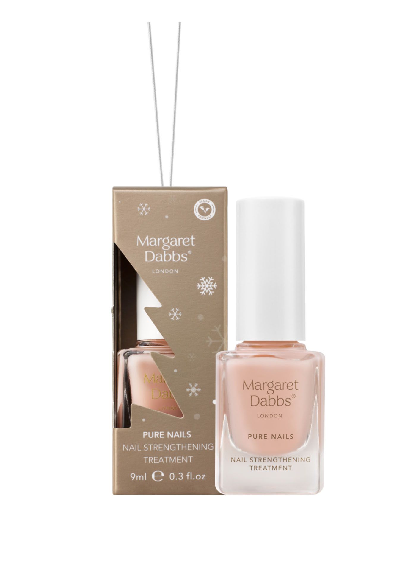 Margaret Dabbs Pure Nail Strengthening Treatment Christmas Tree Bauble 9 ml