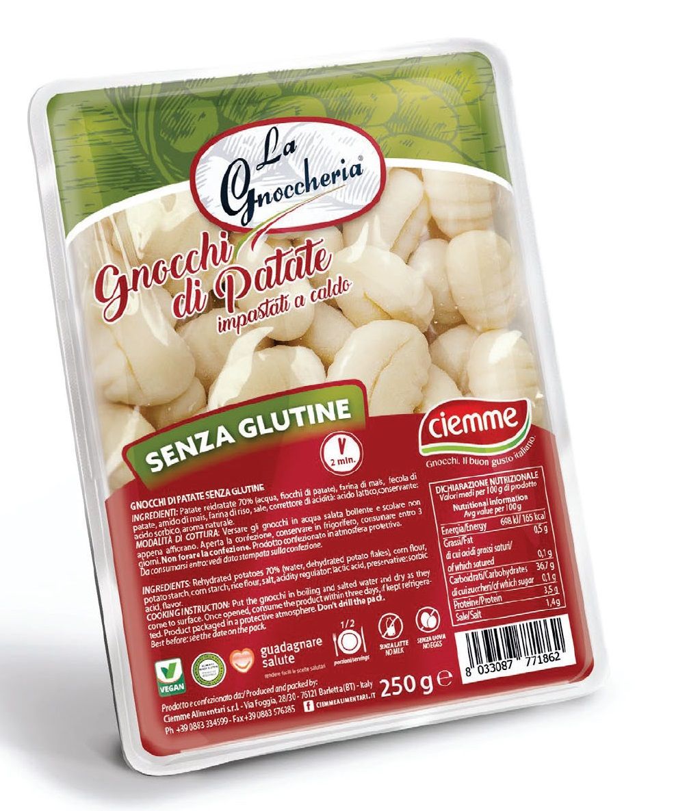 Gnocchi Classici Senza Glutine - La Gnoccheria Ciemme Gnocchi