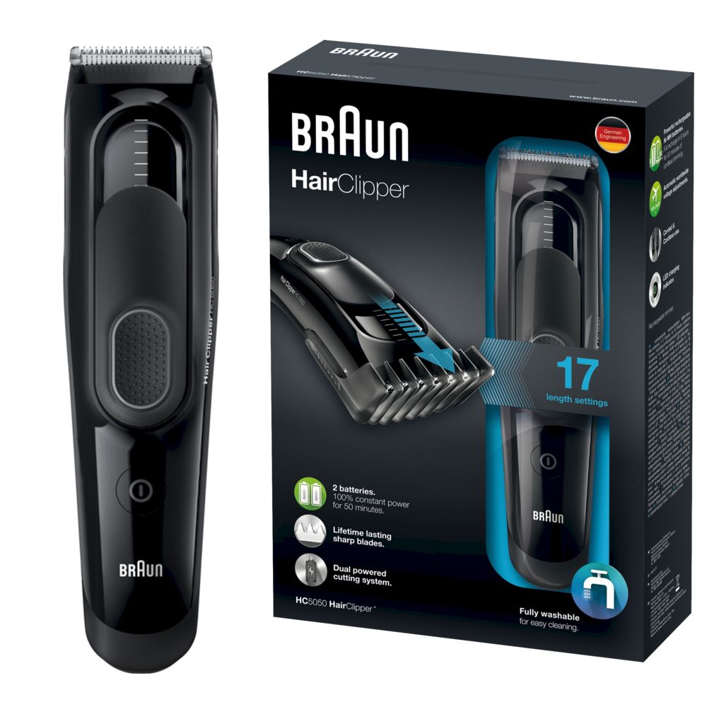 Braun - Haarschneider "HairClipper HC5050" in Schwarz