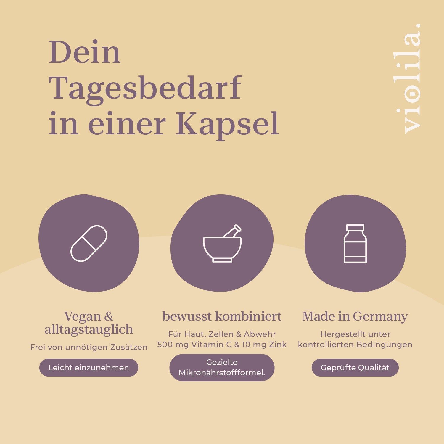 violila Vitamin C Plus Zink Kapseln