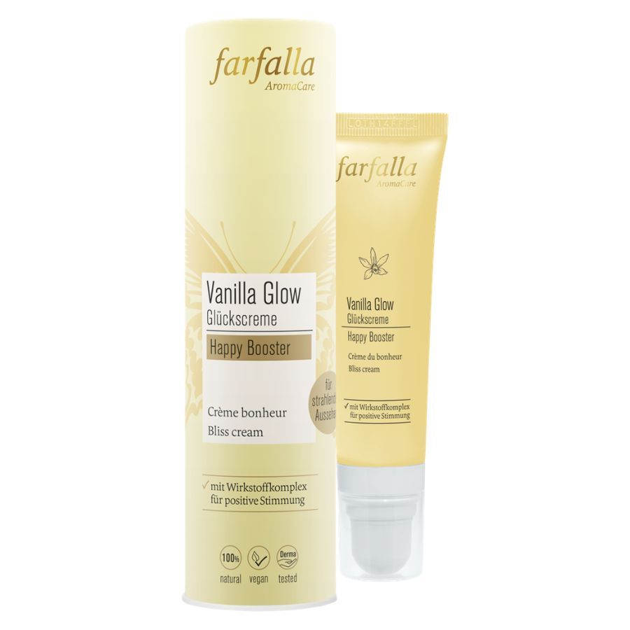 Farfalla Vanilla Glow Glückscreme, Happy Booster Bio 30 ml