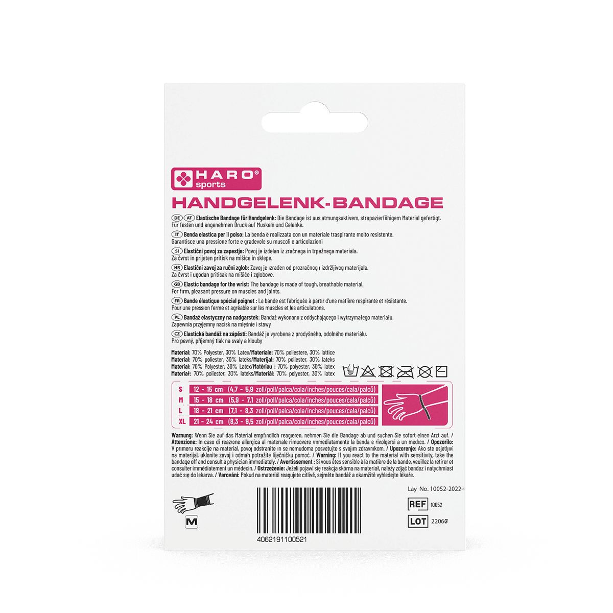 Haro Handgelenkbandage - Medium
