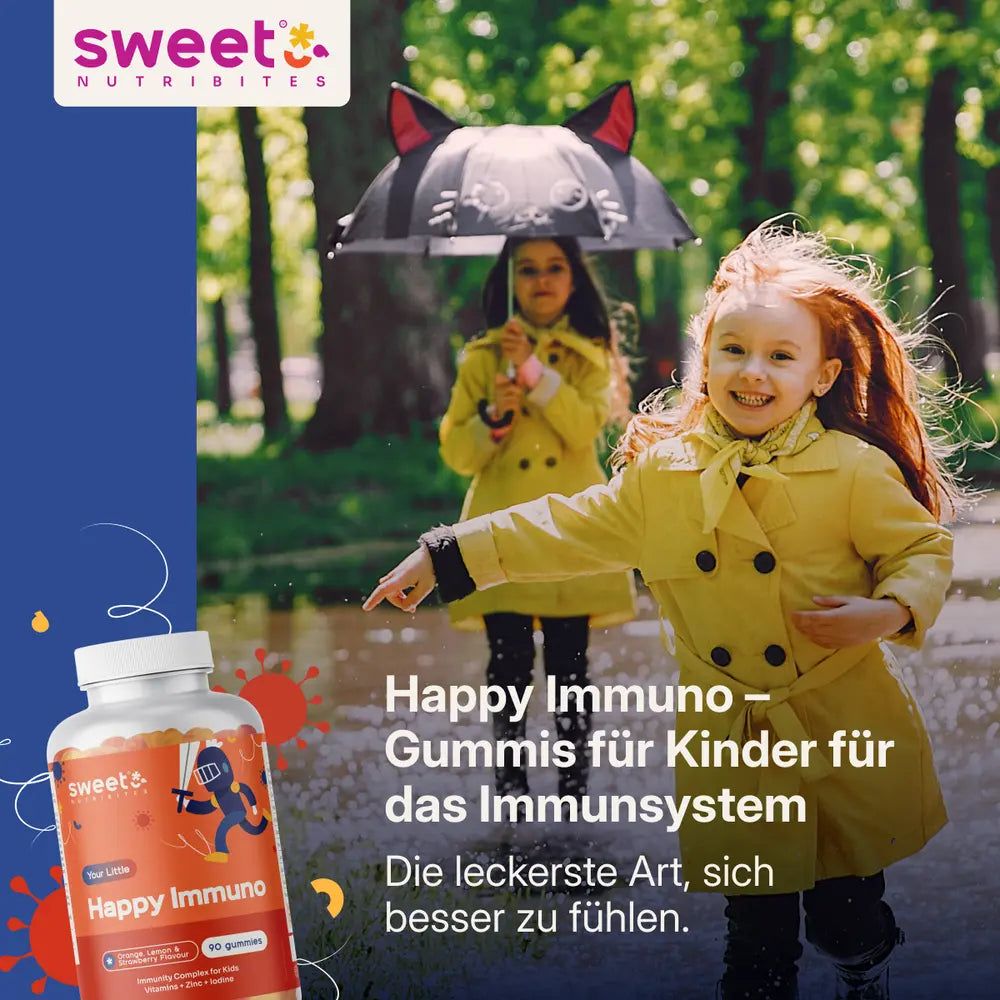 Sweet Nutribites Happy Immuno Gummis für Kinder für das Immunsystem