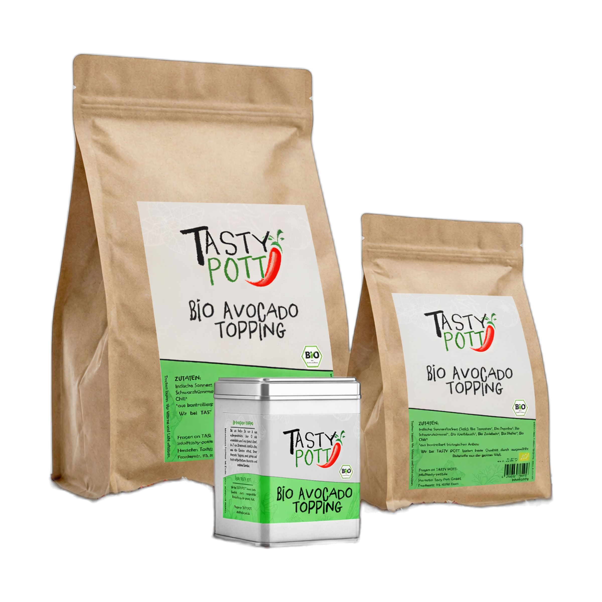 Tasty-Pott Tasty Pott Bio Avocado Topping 500 g