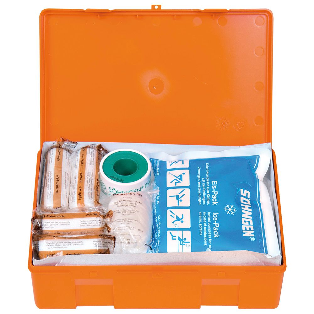 Söhngen Verbandkasten KIEL, Füllung nach DIN 13157:2021