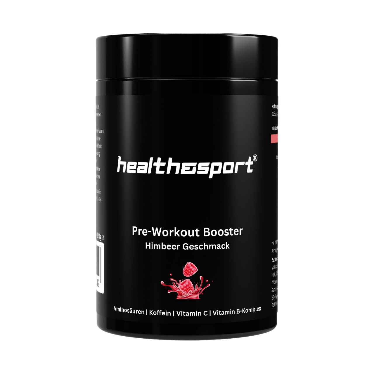 HEALTH & SPORT Pre-Workout Booster Himbeere Pulver