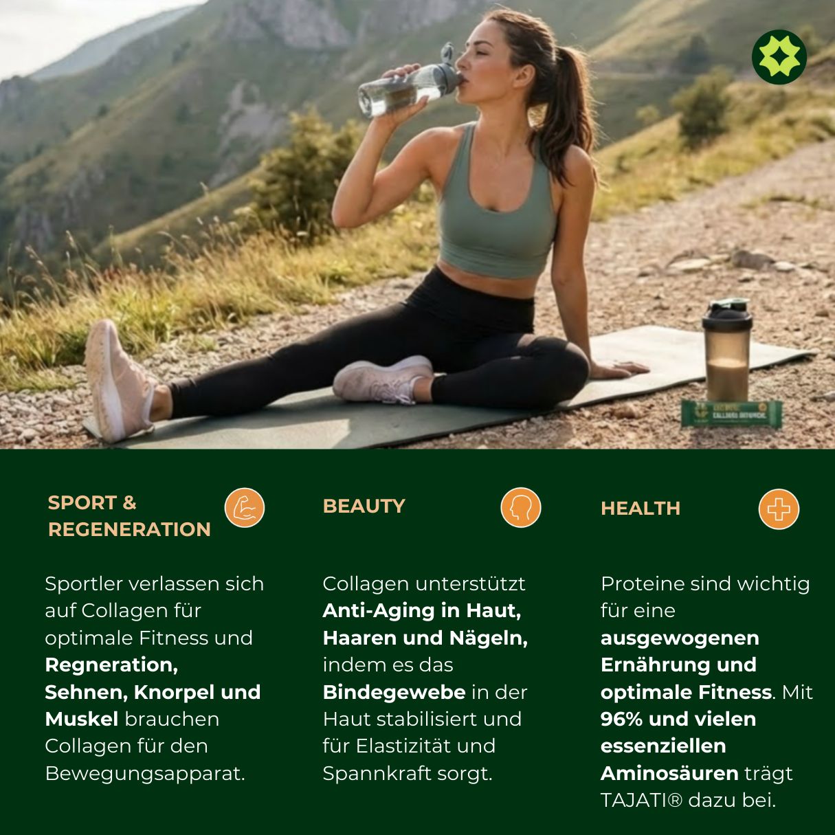 10g hochdosiert Collagen Sticks to Go 1800 Dalton – Collinstant® Kollagen mit Vitamin C