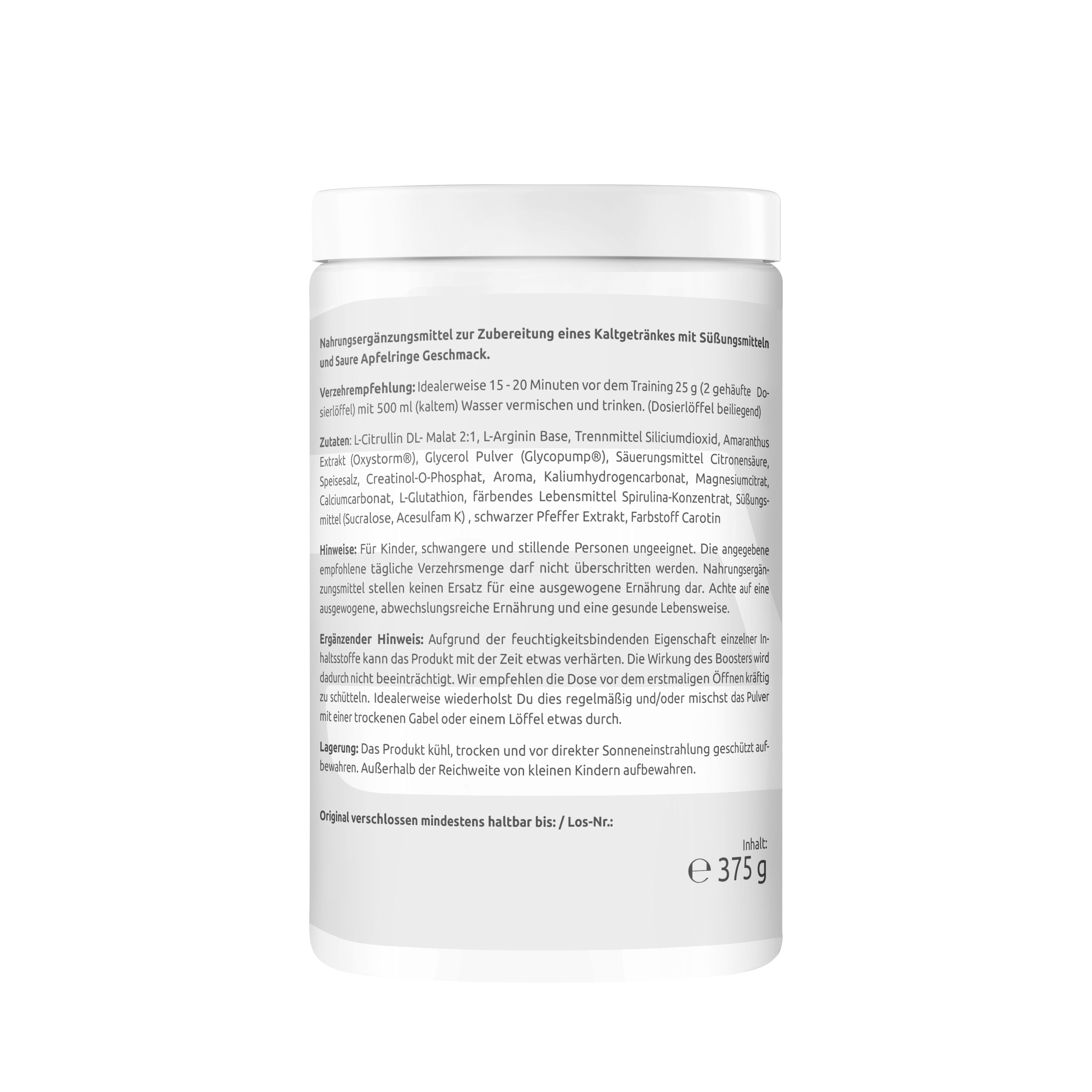 EVO Craft Pump Booster Saure Apfelringe