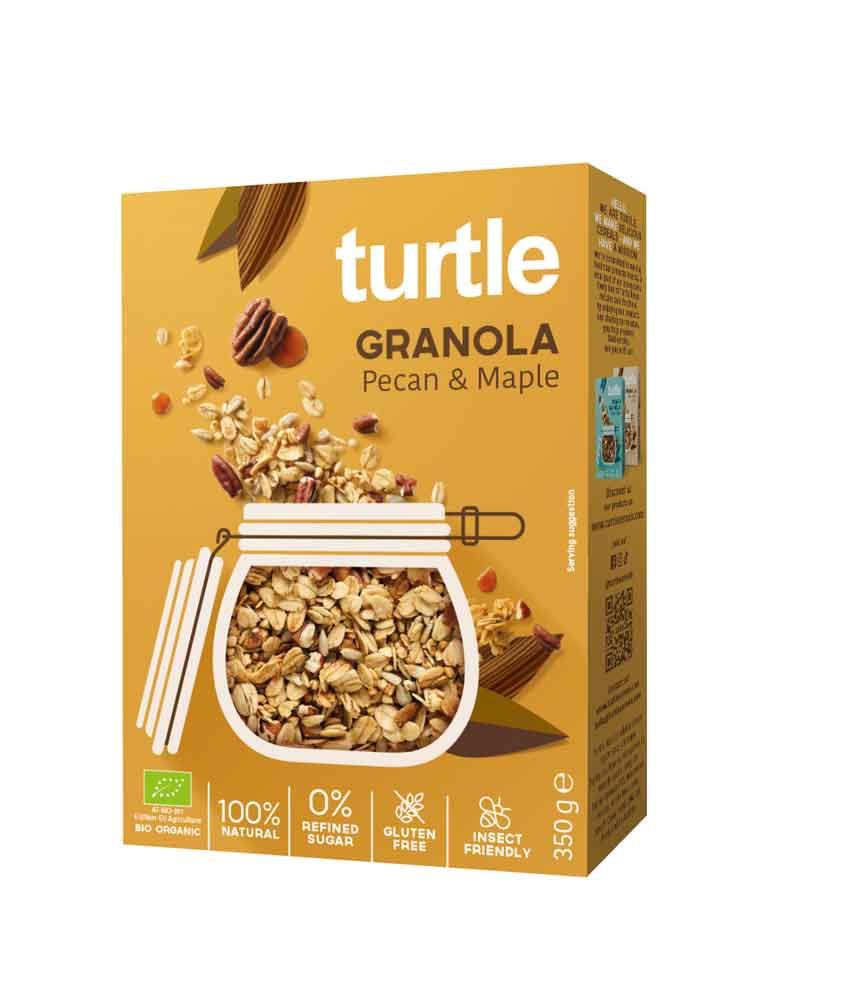 turtle Granola mit Pekannüssen & Ahorn