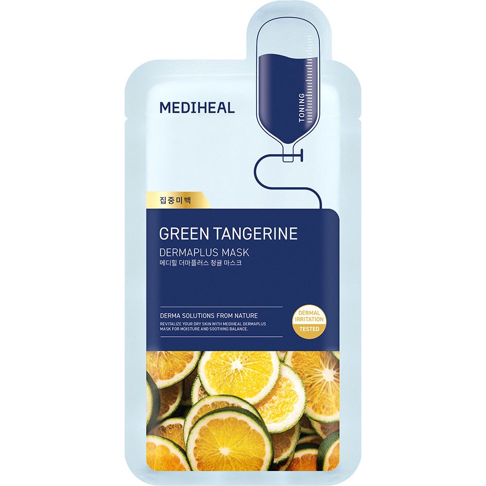 Mediheal Dermaplus Green Tangerine Sheet Mask 5 ml Gesichtsmaske