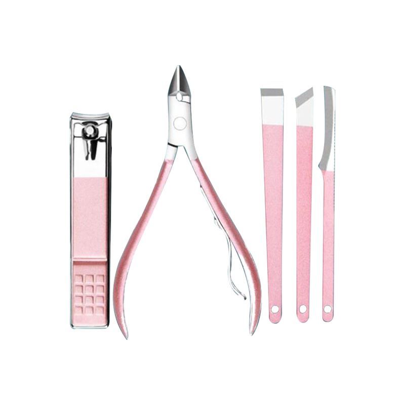 UNIQ 18-in-1 Maniküre-/Pflege-Set für Nägel, Füße, Gesicht - Rose Gold