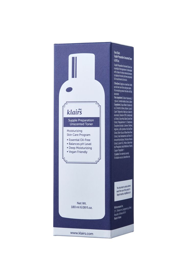 dear Klairs Supple Preparation Unscented Toner