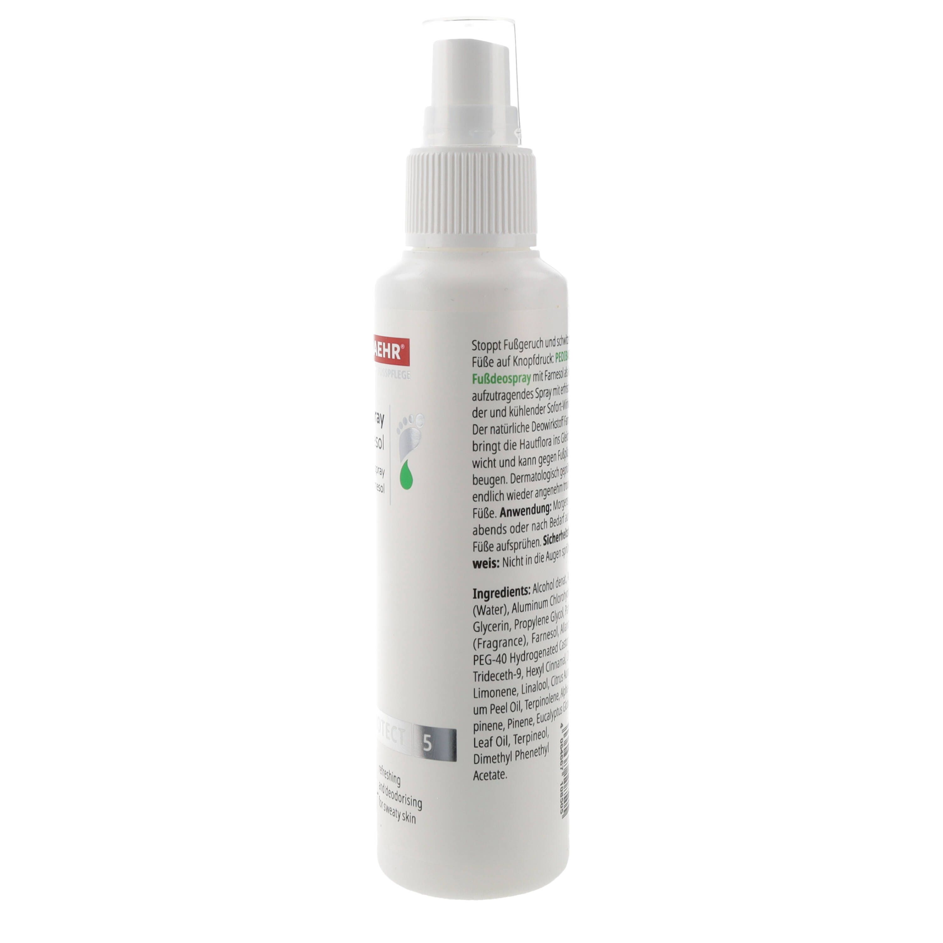 Pedibaehr Fußdeospray mit Farnesol