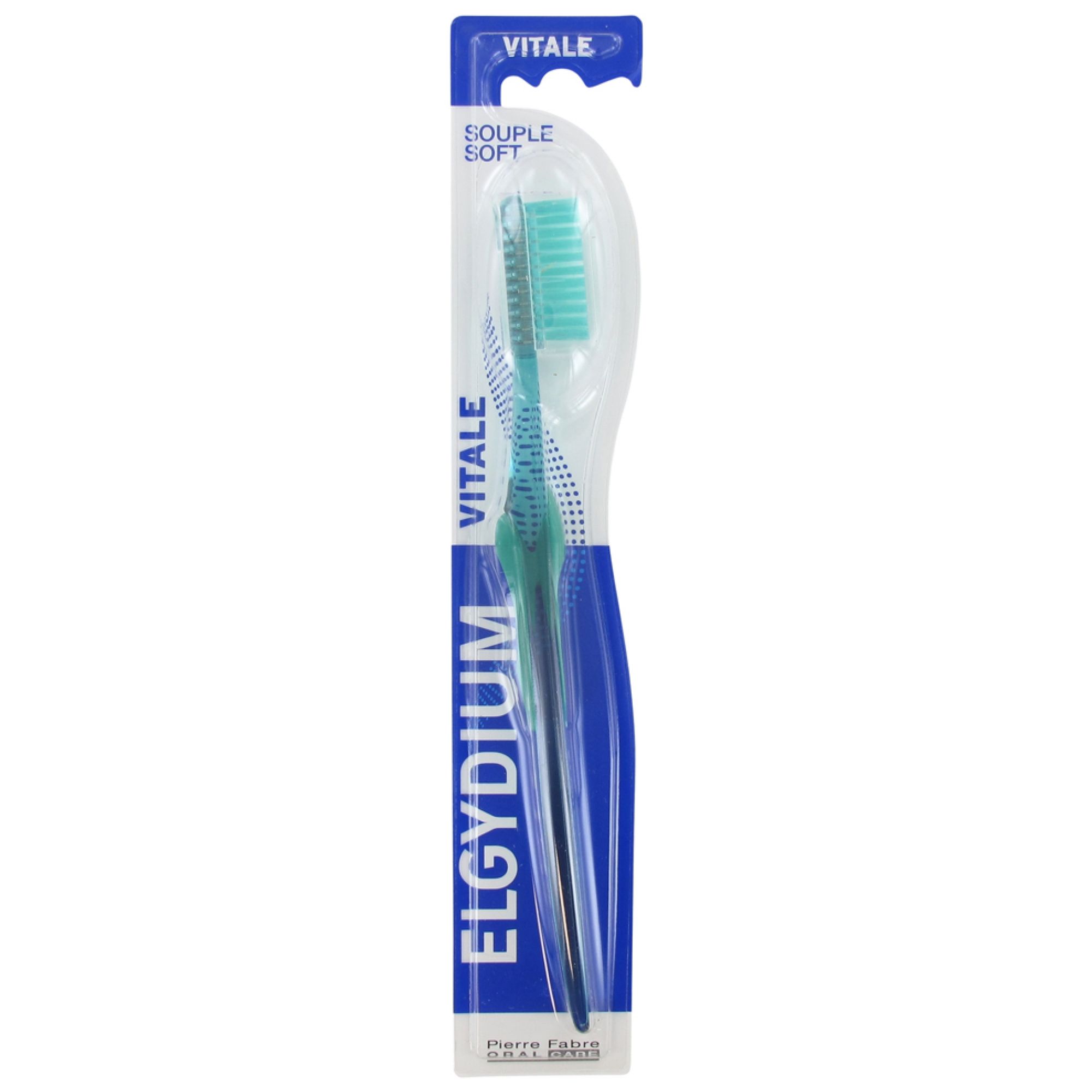 Elgydium Vitale Weiche Zahnbürste (Farbe: Grün) 4,5x2,3x24,5 cm