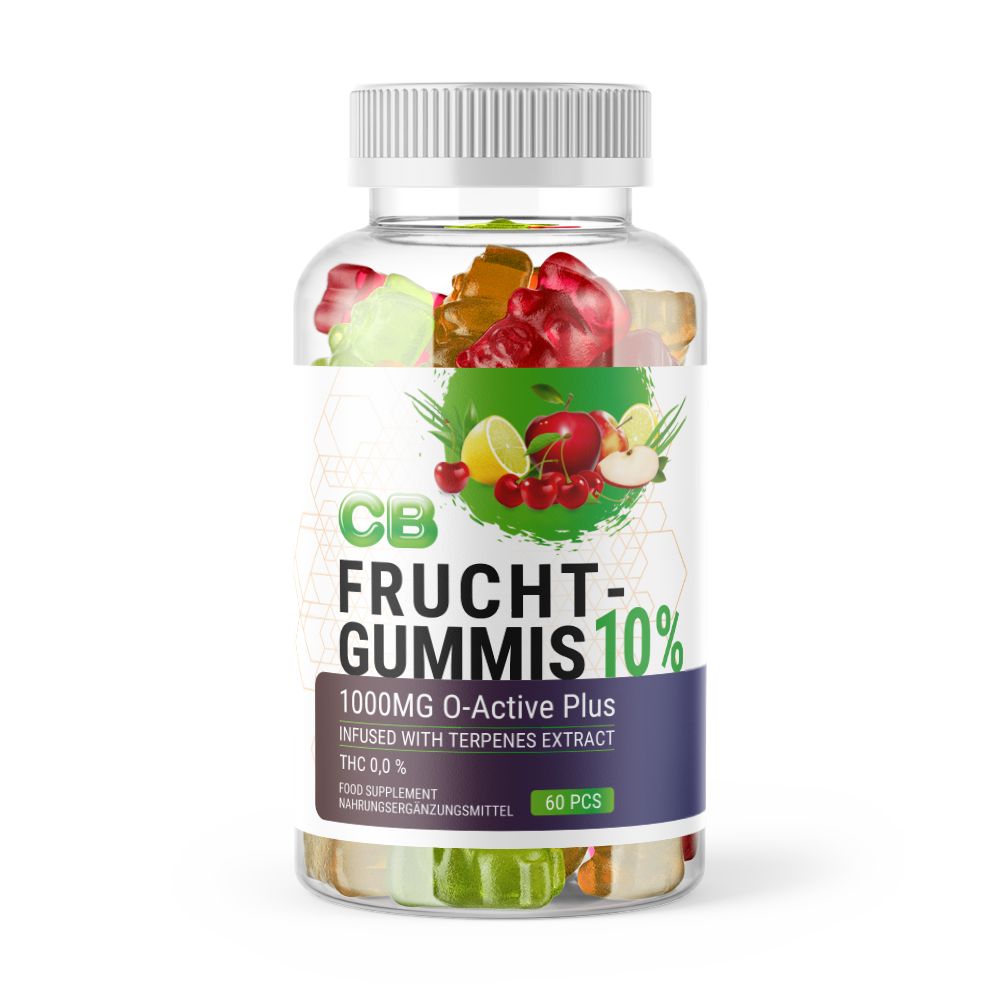 CB Fruchtgummis mit 1000mg O-Active Plus
