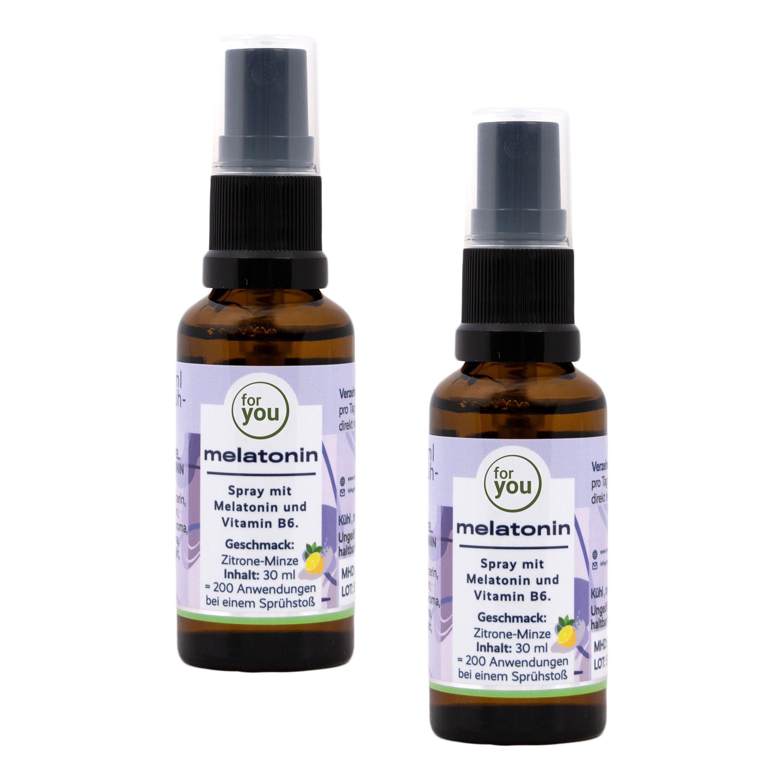 for you Melatonin Spray Doppelpack 60 g