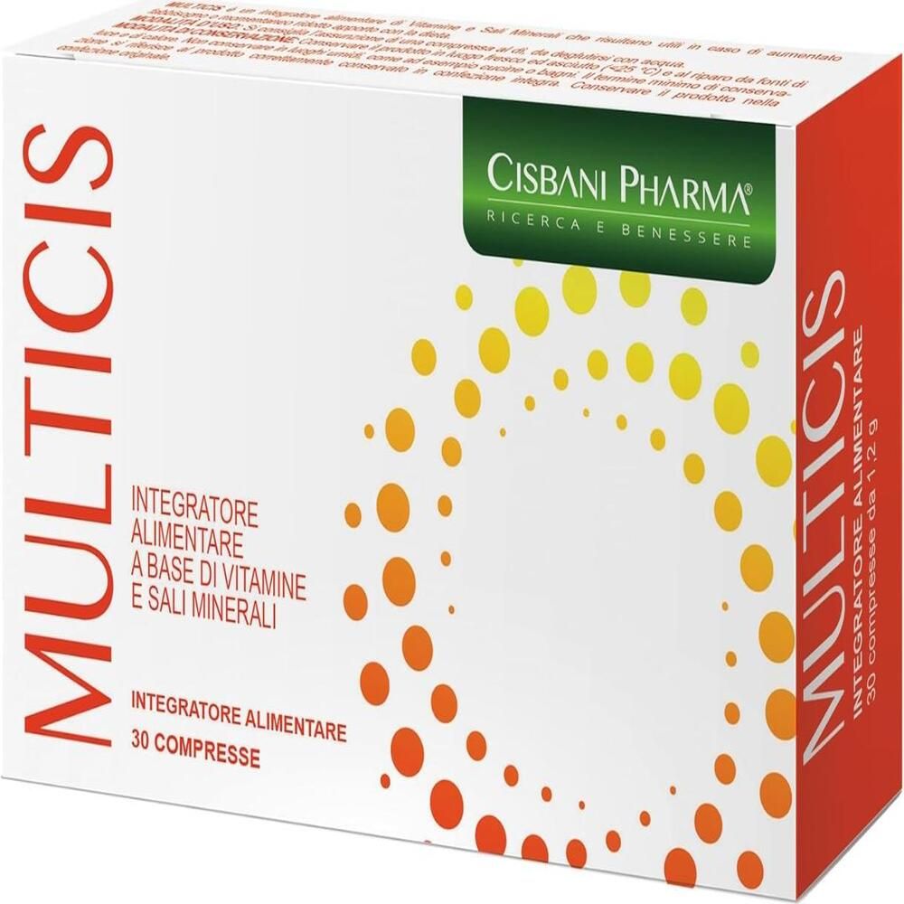 Cisbani Pharma Multicis - Integratore alimentare a base di vitamine e sali minerali