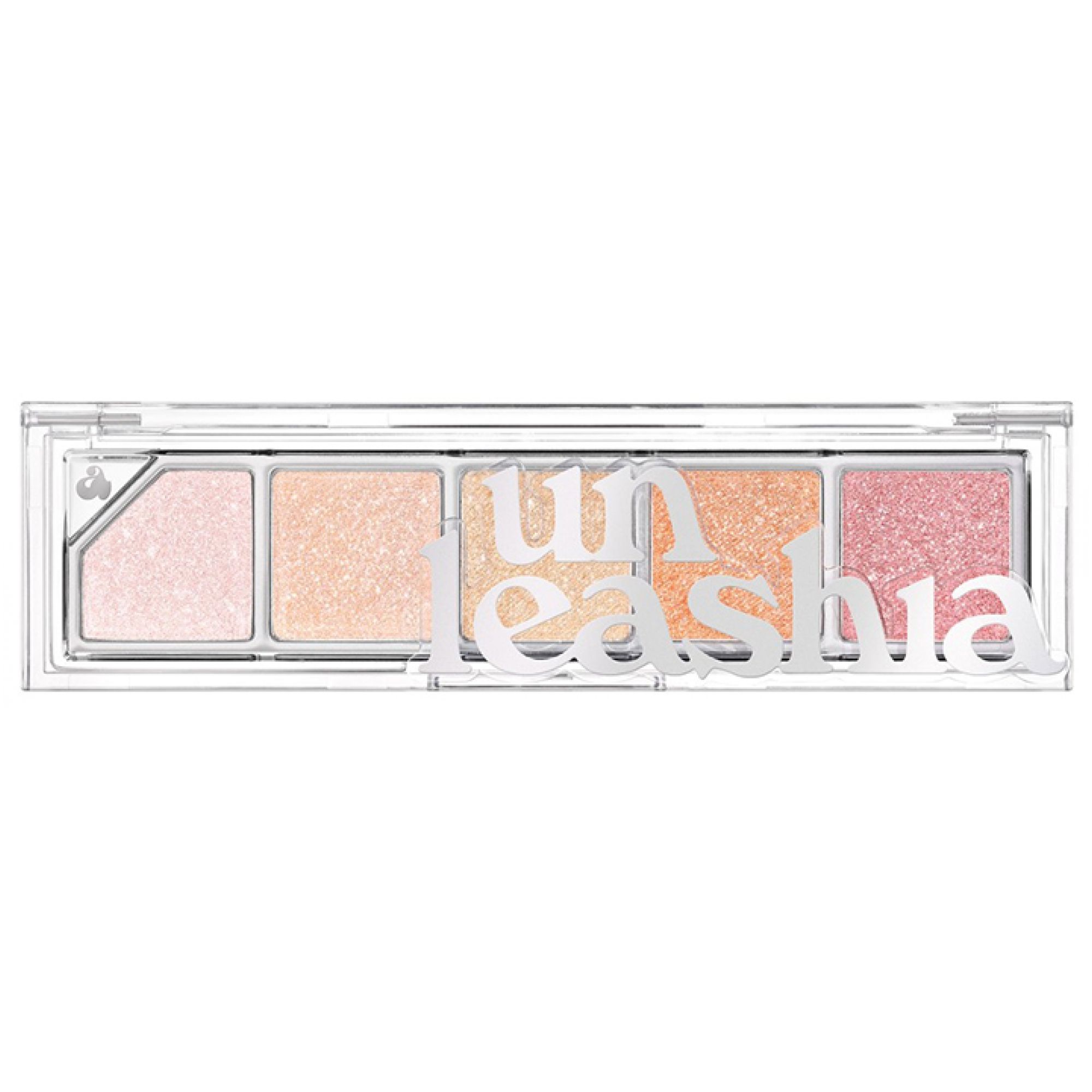 Unleashia Mood Shower Palette Gesichts-Highlighter 5 Farbtöne (Farbton : Nr. 100 Ballerina) 1,5x3,4x12,5 cm