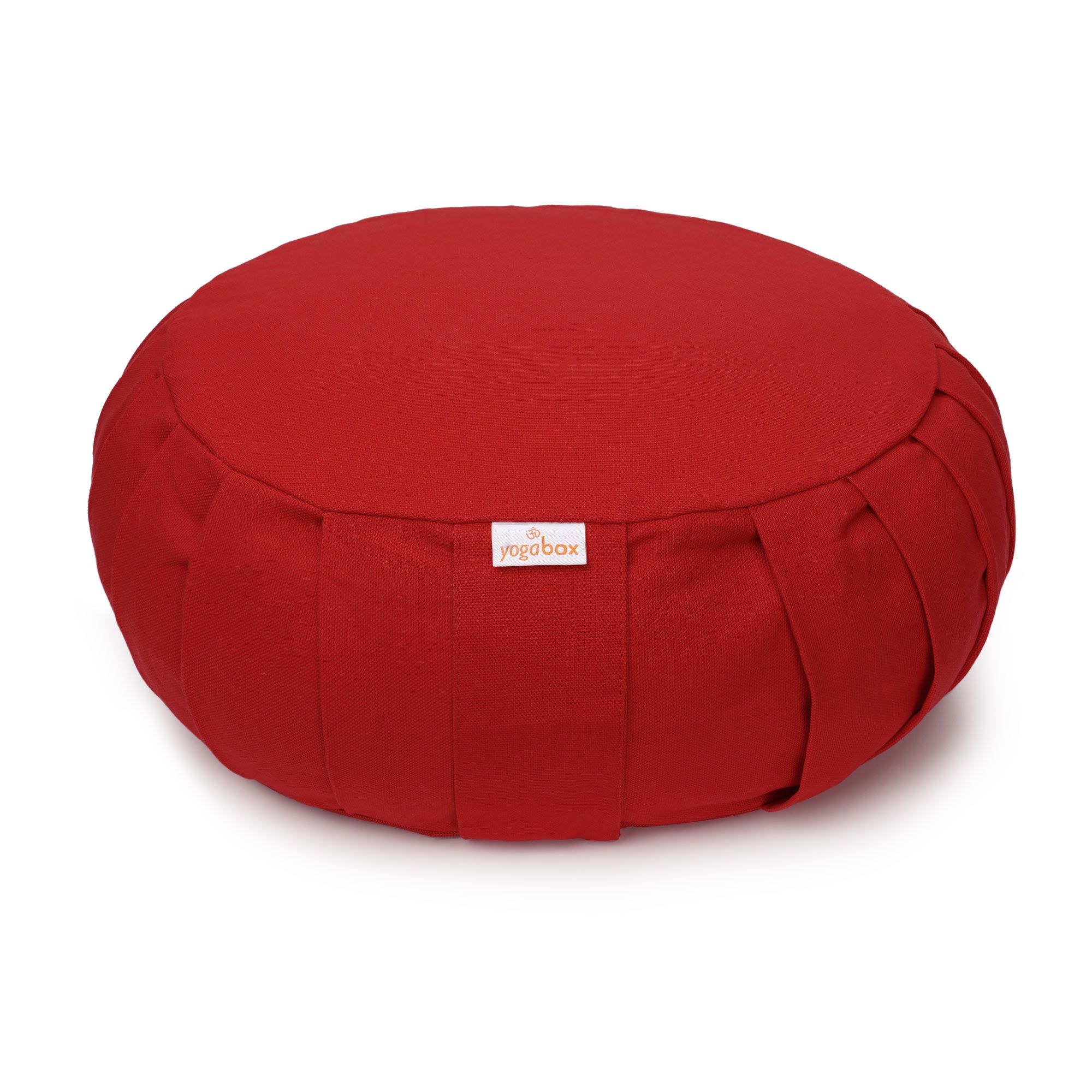 yogabox Meditationskissen / Yogakissen Zafu Basic mit ZIP - bordeaux 31 x 15,0 cm 1 St