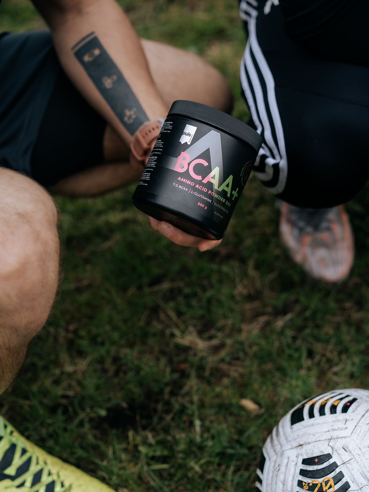 Puls Nutrition BCAA+ mit Erdbeere und Kiwi Geschmack