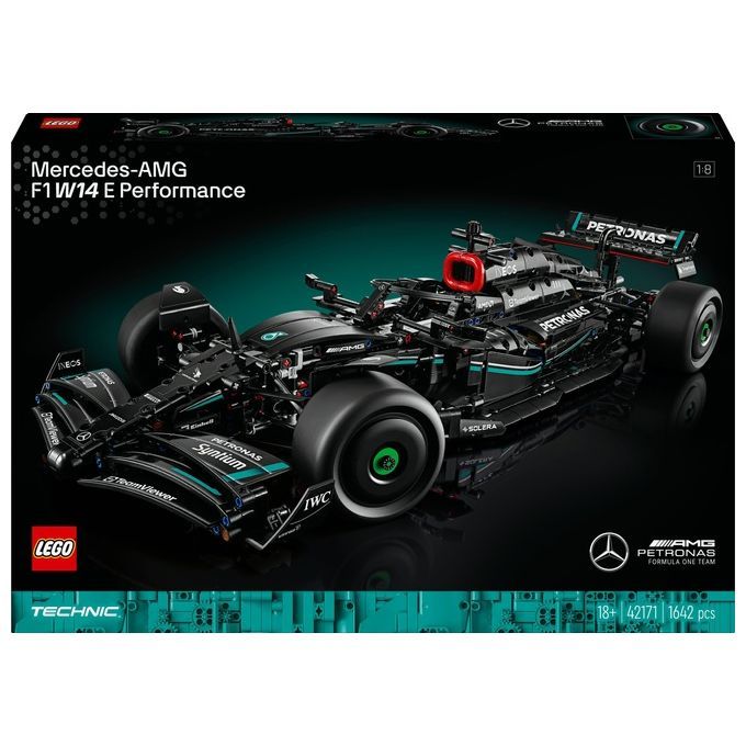 LEGO Technic 42171 Mercedes-AMG F1 W14 E Performance, Modellino da Costruire di Auto da Corsa Scala