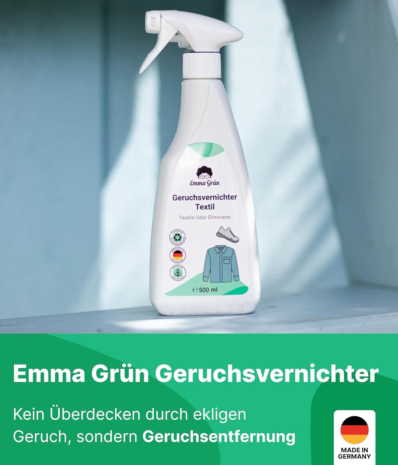 Emma Grün® nachhaltiges Textil & Schuhspray