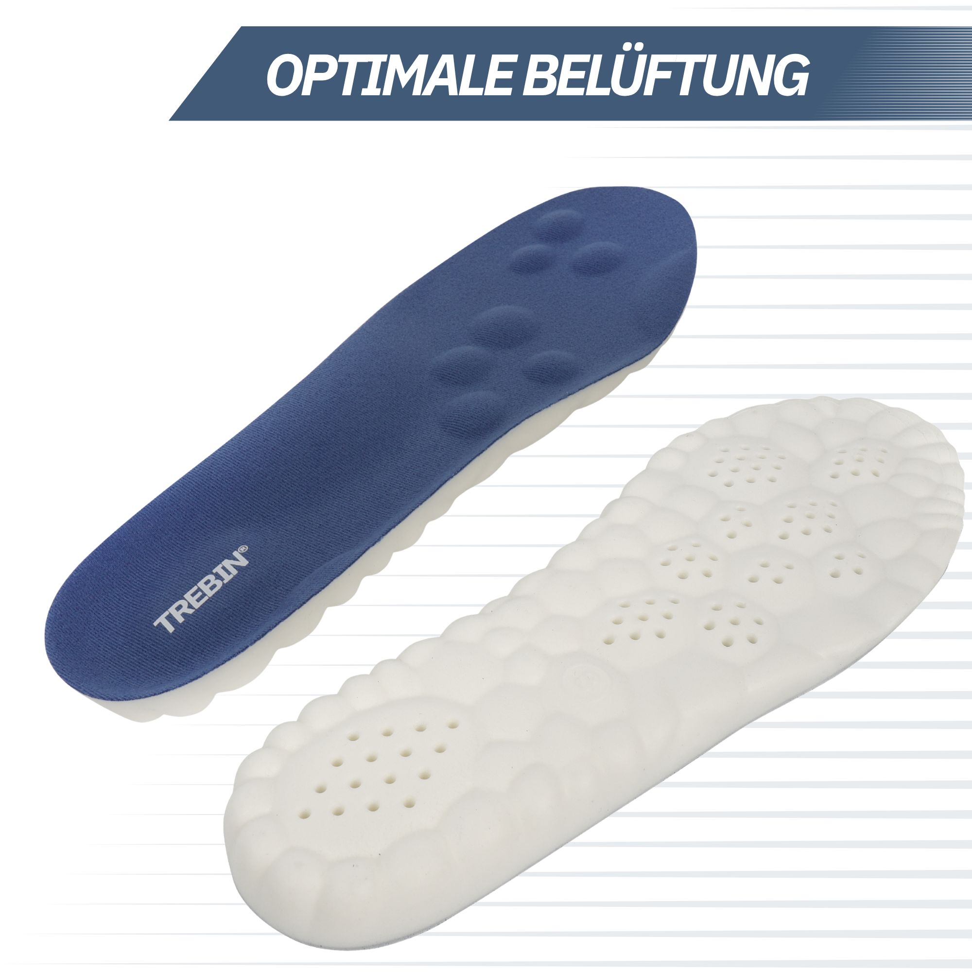 Trebin Komfort Einlegesohlen mit Fußgewölbestütze