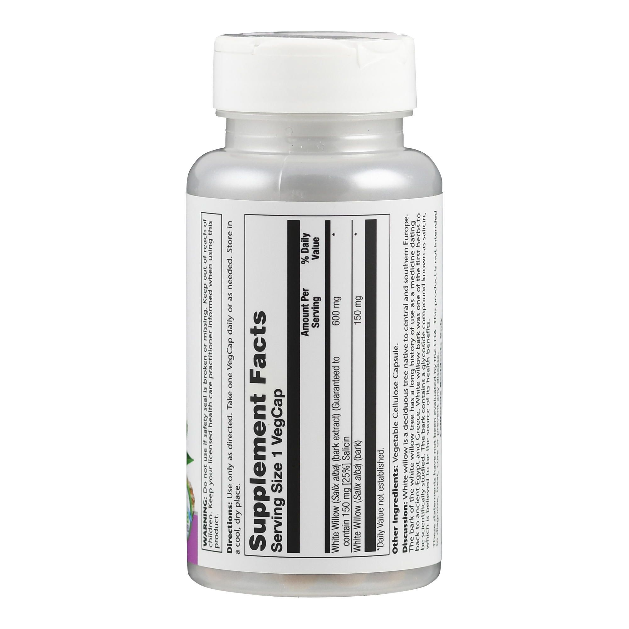 Solaray White Willow Bark (Silberweide) 600 mg