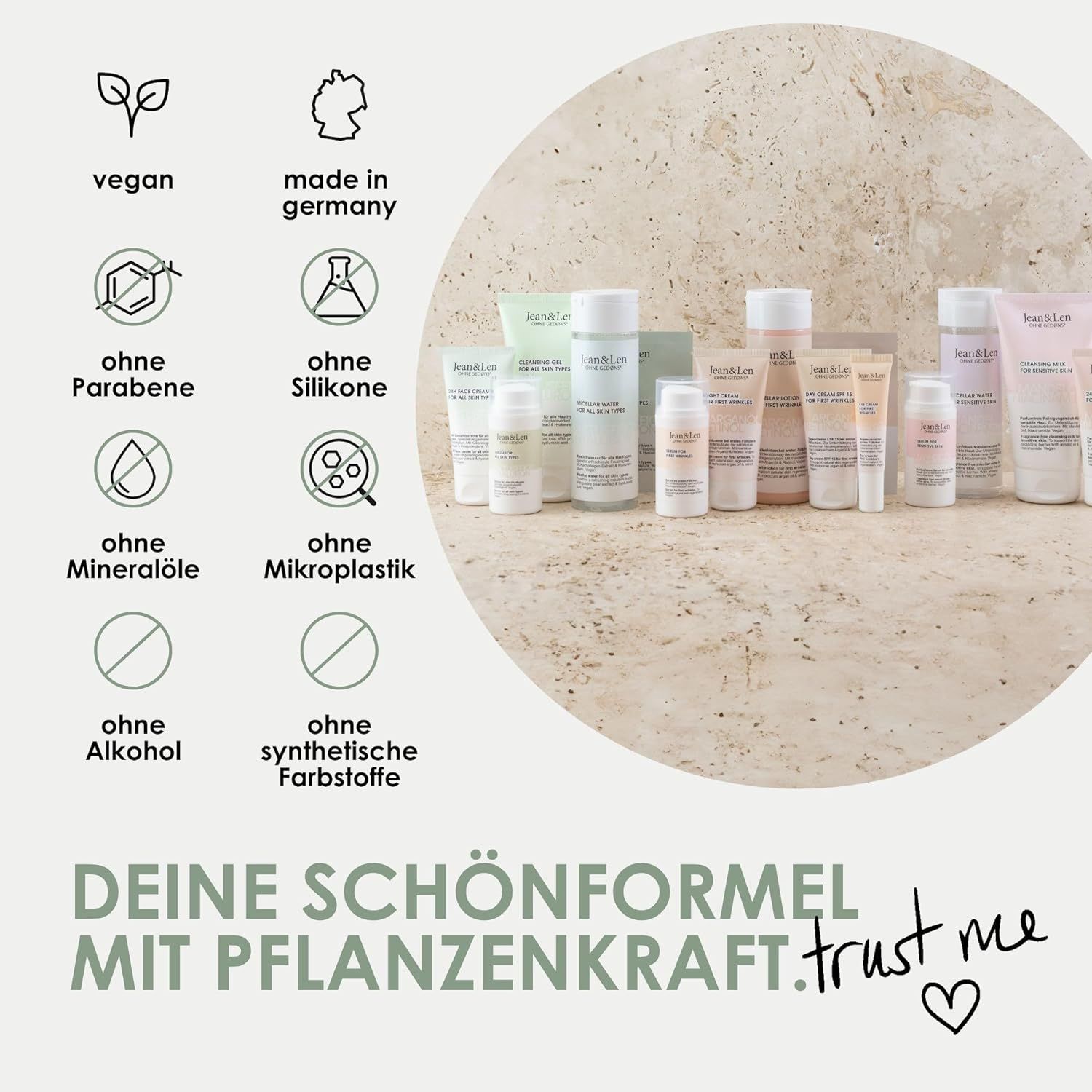 Jean & Len Feuchtigkeitsspendendes Serum Kaktusfeige & Hyaluron