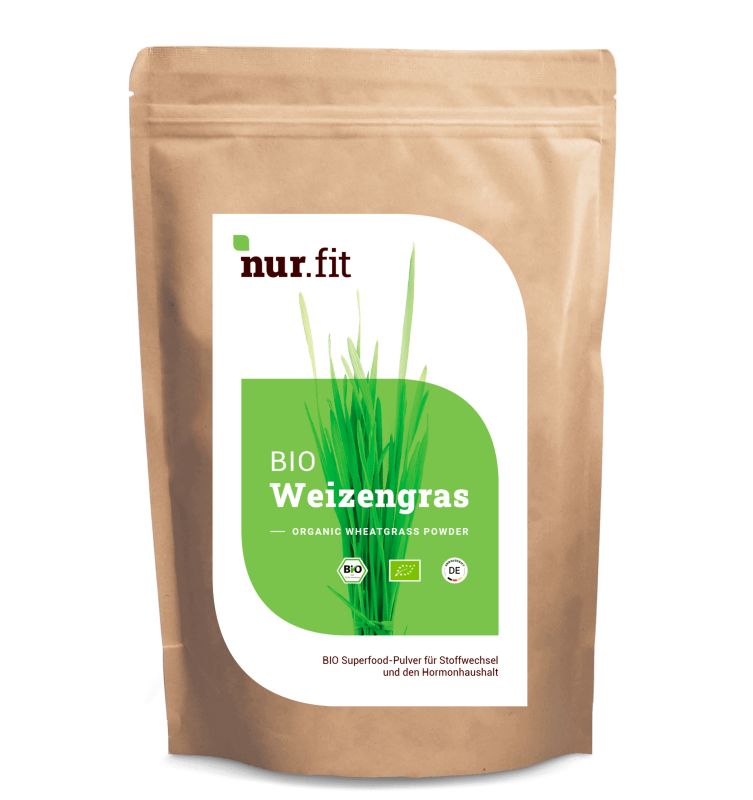 nur.fit BIO Weizengras Pulver