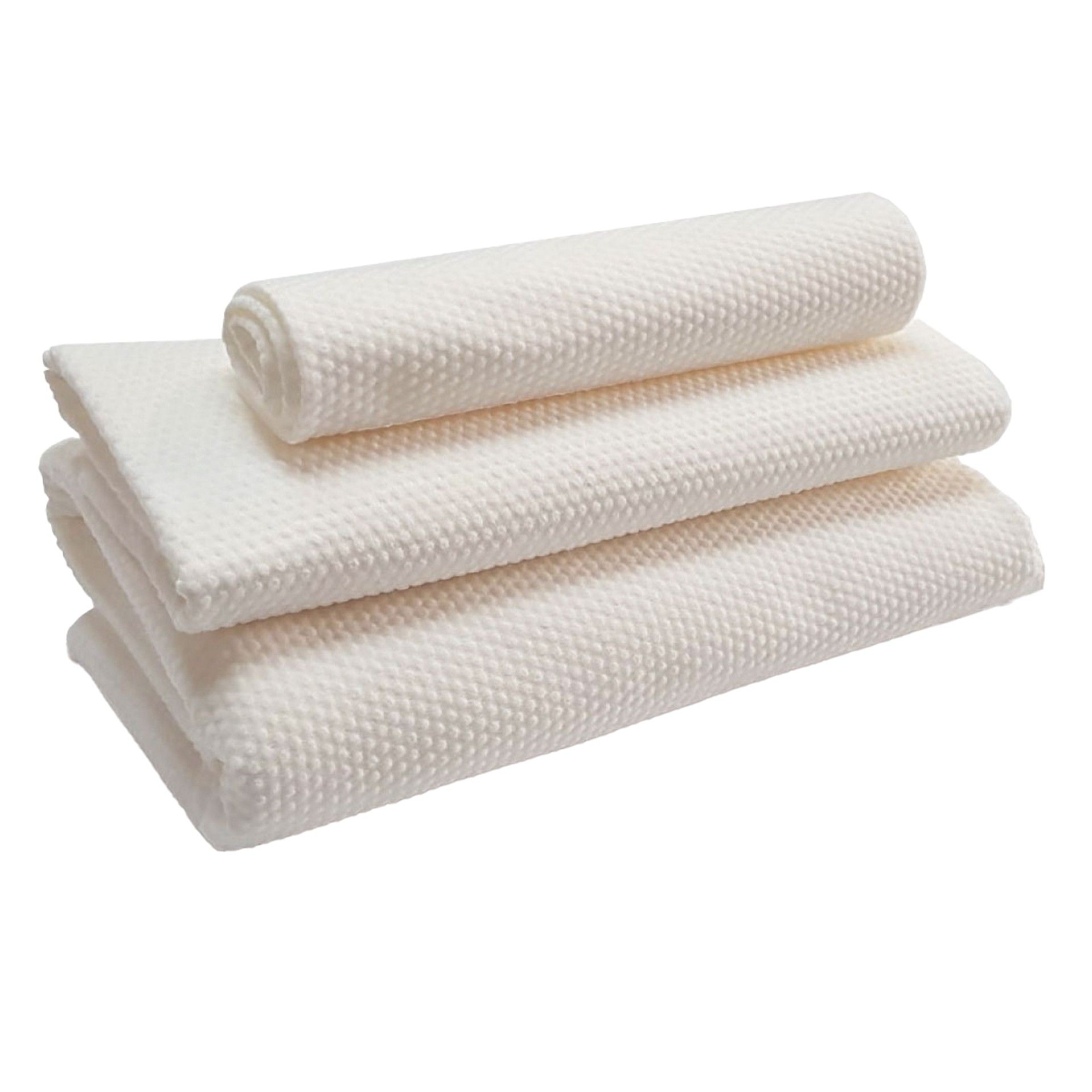Medical Sud Kit Bagno monouso Eco-Bio in viscosa biodegradabile, Set di 3 asciugamani