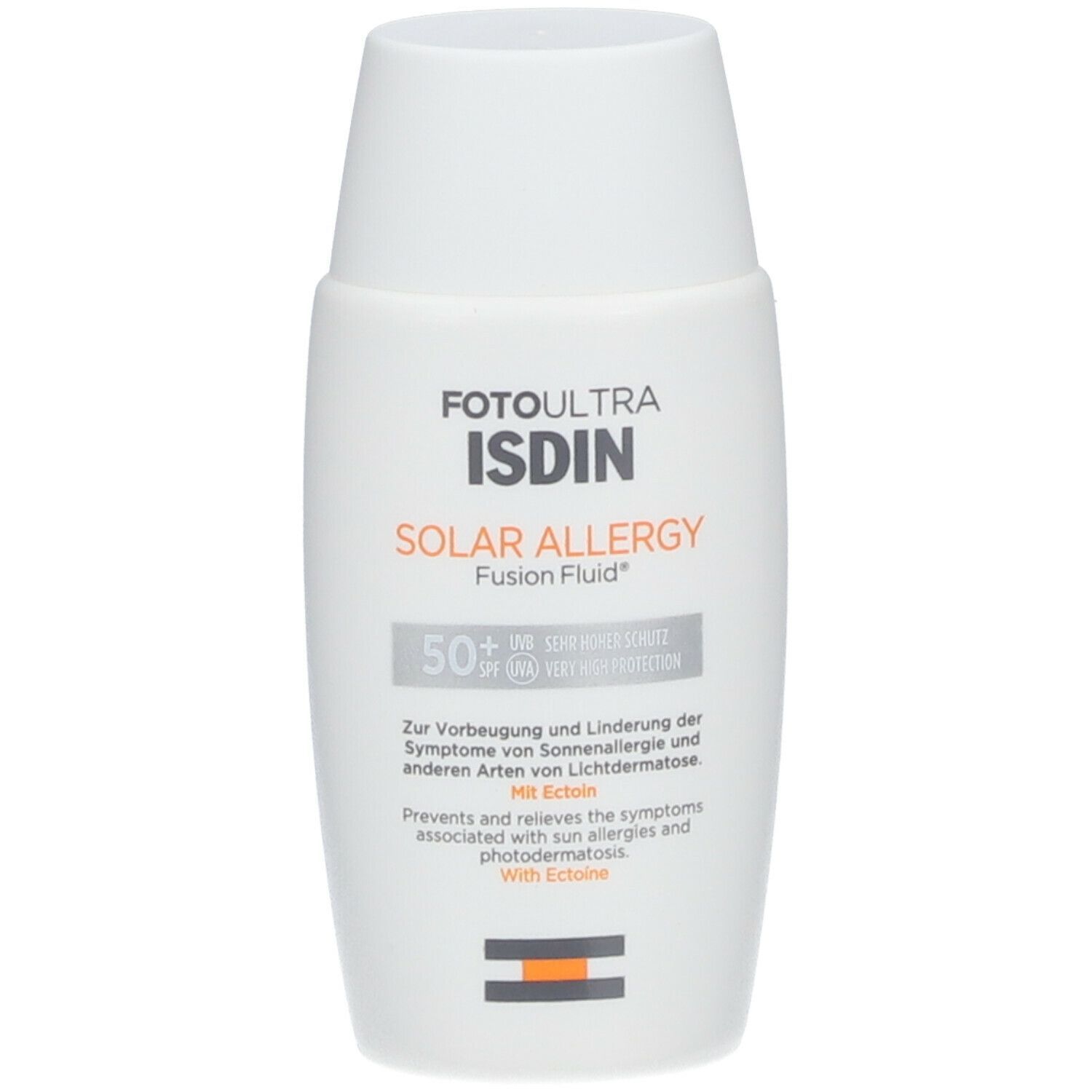 ISDIN  Fotoultra Solar Allergy Fusion Fluid LSF 50+ Sonnencreme bei Sonnenallergie